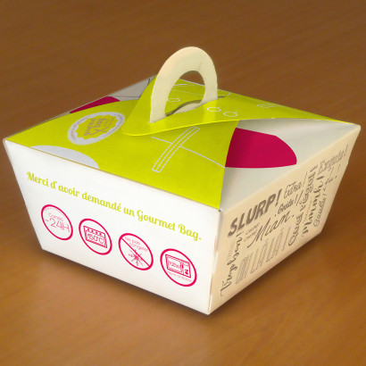 habillage de boite Gourmet Bag personnalisable